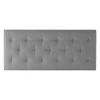 Tête de lit tapissée Turin 140x60 cm Gris