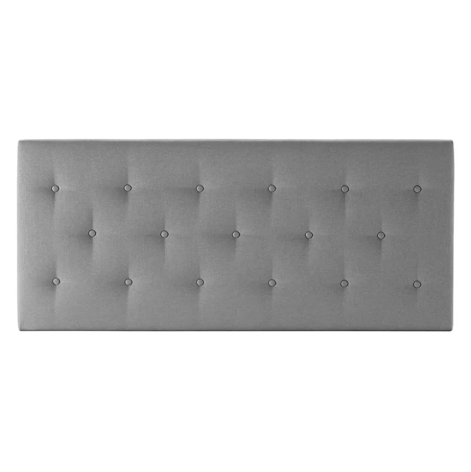 Tête de lit tapissée Turin 140x60 cm Gris