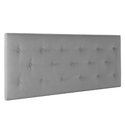 Tête de lit tapissée Turin 160x60 cm Gris