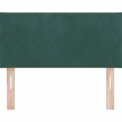 Tête de lit Vert foncé 90 cm Velours vidaXL