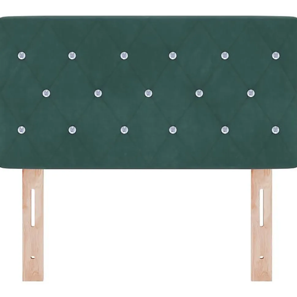 Tête de lit Vert foncé 80 cm Velours vidaXL