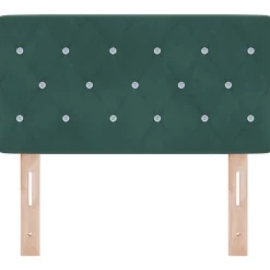 Tête de lit Vert foncé 80 cm Velours vidaXL