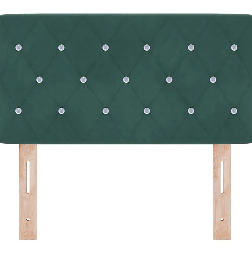 Tête de lit Vert foncé 80 cm Velours vidaXL