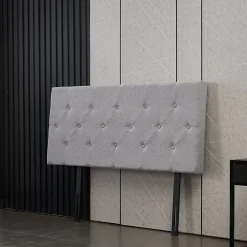 Tête de lit 140x60 cm, Épaisseur 8 cm, gris
