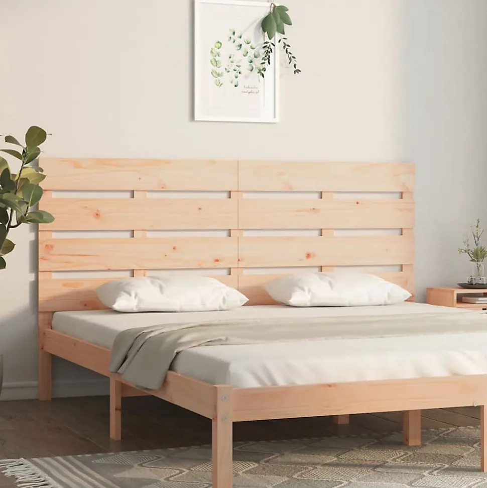 Tête de lit 160x3x80 cm Bois massif de pin vidaXL