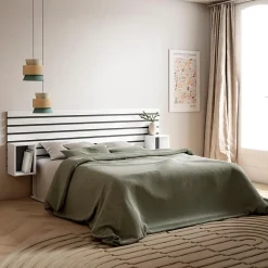 Tête de lit 214x70x3cm Lit 120-135-140-150-160cm couleur blanc