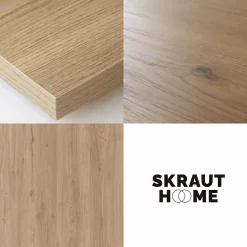 Tête de lit 214x70x3cm Lit 120-135-140-150-160cm couleur chêne