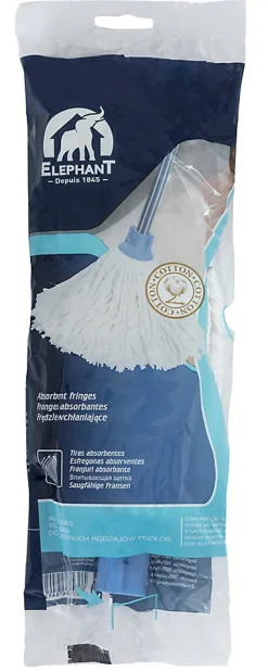 Tête lave-sols coton franges absorbantes Elephant