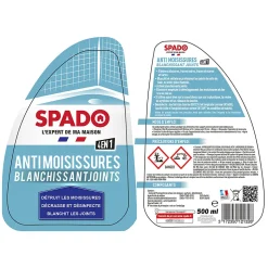 Vaporisateur anti-moisissures blanchissant joints Spado 500ml