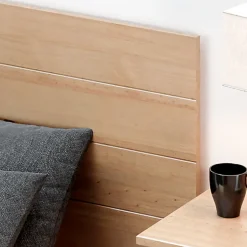 Venprodin - Tête de lit en bois 105 cm Magda 110X45 Chêne Miel