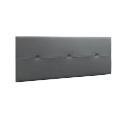 Venprodin - Tête De Lit Prado - 3 Boutons - Similicuir 160X55X4Cm - Frêne