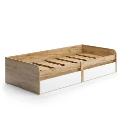 Vicco Lit denfant Blanc/Artisan 90x200 cm sans matelas