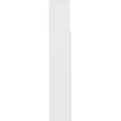 vidaXL Armoire de tête de lit Blanc 140x19x103,5 cm 811862