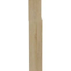 vidaXL Armoire de tête de lit Chêne sonoma 200x19x103,5 cm 811892