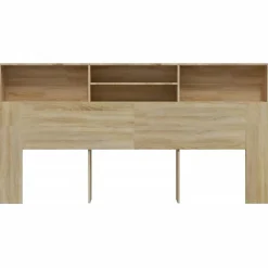 vidaXL Armoire de tête de lit Chêne sonoma 200x19x103,5 cm 811892