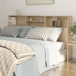 vidaXL Armoire de tête de lit Chêne sonoma 200x19x103,5 cm 811892