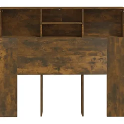 vidaXL Armoire de tête de lit Chêne marron 100x19x103,5 cm