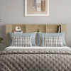 vidaXL Armoire de Tête de Lit Murale Meuble de Chambre à Coucher Tête de Lit avec Rangement Accessoire de Lit Intérieur 811946