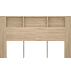 vidaXL Armoire de Tête de Lit Murale Meuble de Chambre à Coucher Tête de Lit avec Rangement Accessoire de Lit Intérieur 811946