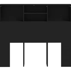 vidaXL Armoire de tête de lit Blanc 120x19x103,5 cm