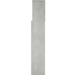 vidaXL Armoire de tête de lit Gris béton 160x19x103,5 cm 811875