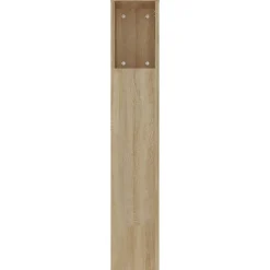 vidaXL Armoire de tête de lit Chêne sonoma 220x18,5x104,5 cm 811964