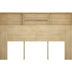 vidaXL Armoire de tête de lit Chêne sonoma 160x19x103,5 cm 811874