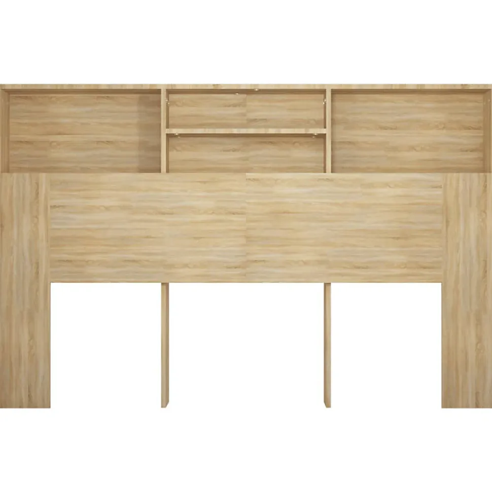vidaXL Armoire de tête de lit Chêne sonoma 160x19x103,5 cm 811874
