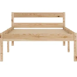vidaXL Cadre de lit Bois de pin massif 100 x 200 cm