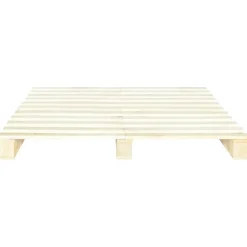 vidaXL Cadre de lit de palette Bois de pin massif 140 x 200 cm