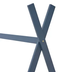 vidaXL Cadre de lit d'enfant Gris Bois de pin massif 70x140 cm