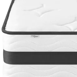 vidaXL Matelas à ressorts bonnell moyen 90x200 cm 372955
