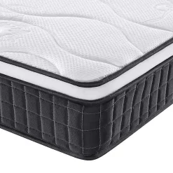 vidaXL Matelas à ressorts bonnell moyen 160x200 cm 3206388