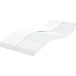 vidaXL Matelas en mousse blanc 80x200 cm 7 zones dureté 20 ILD,matelas de lit,matelas rafraîchissant,matelas souple,356349