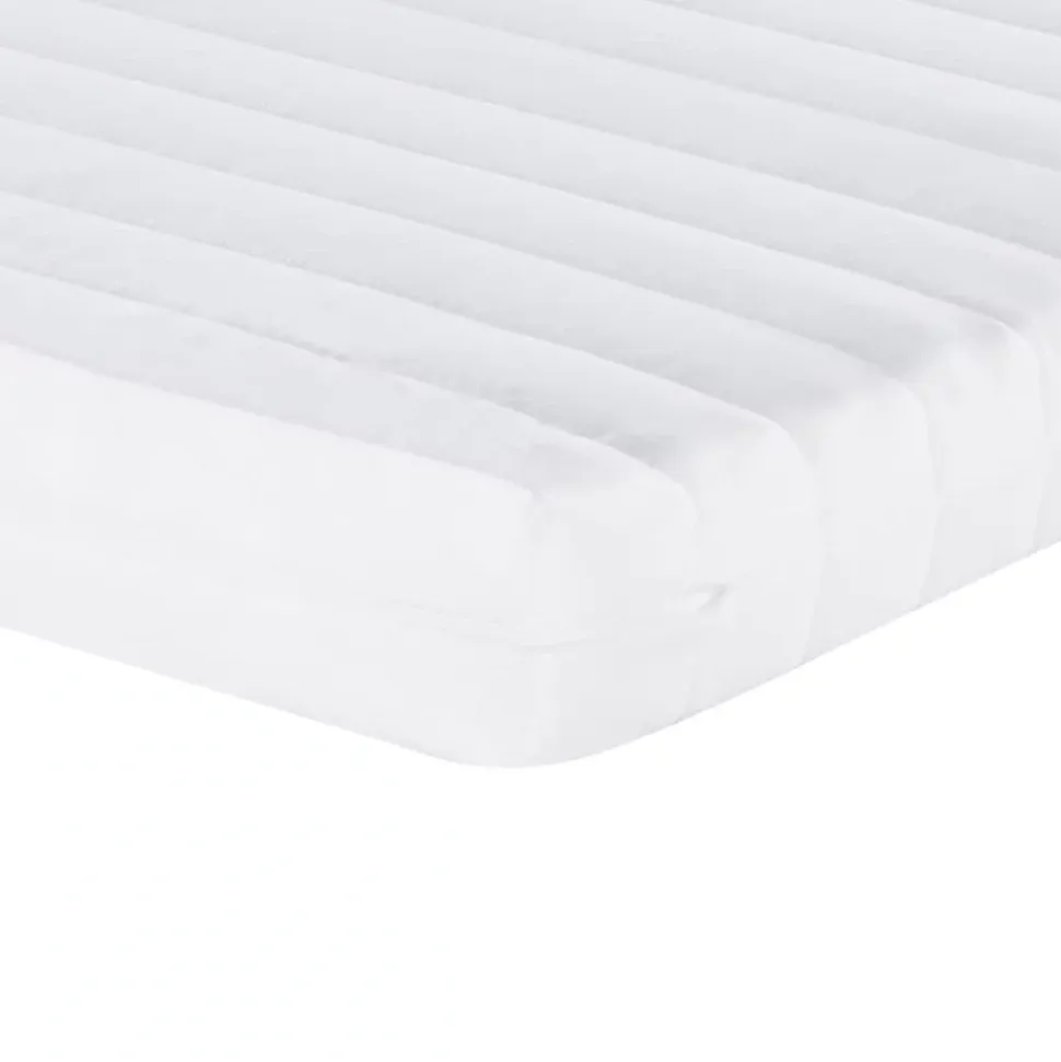 vidaXL Matelas en mousse blanc 140x200 cm 7 zones dureté 20 ILD,matelas de lit,matelas de lit de jour,matelas en mousse 356356