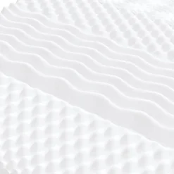 vidaXL Matelas en mousse blanc 140x200 cm 7 zones dureté 20 ILD,matelas de lit,matelas de lit de jour,matelas en mousse 356356