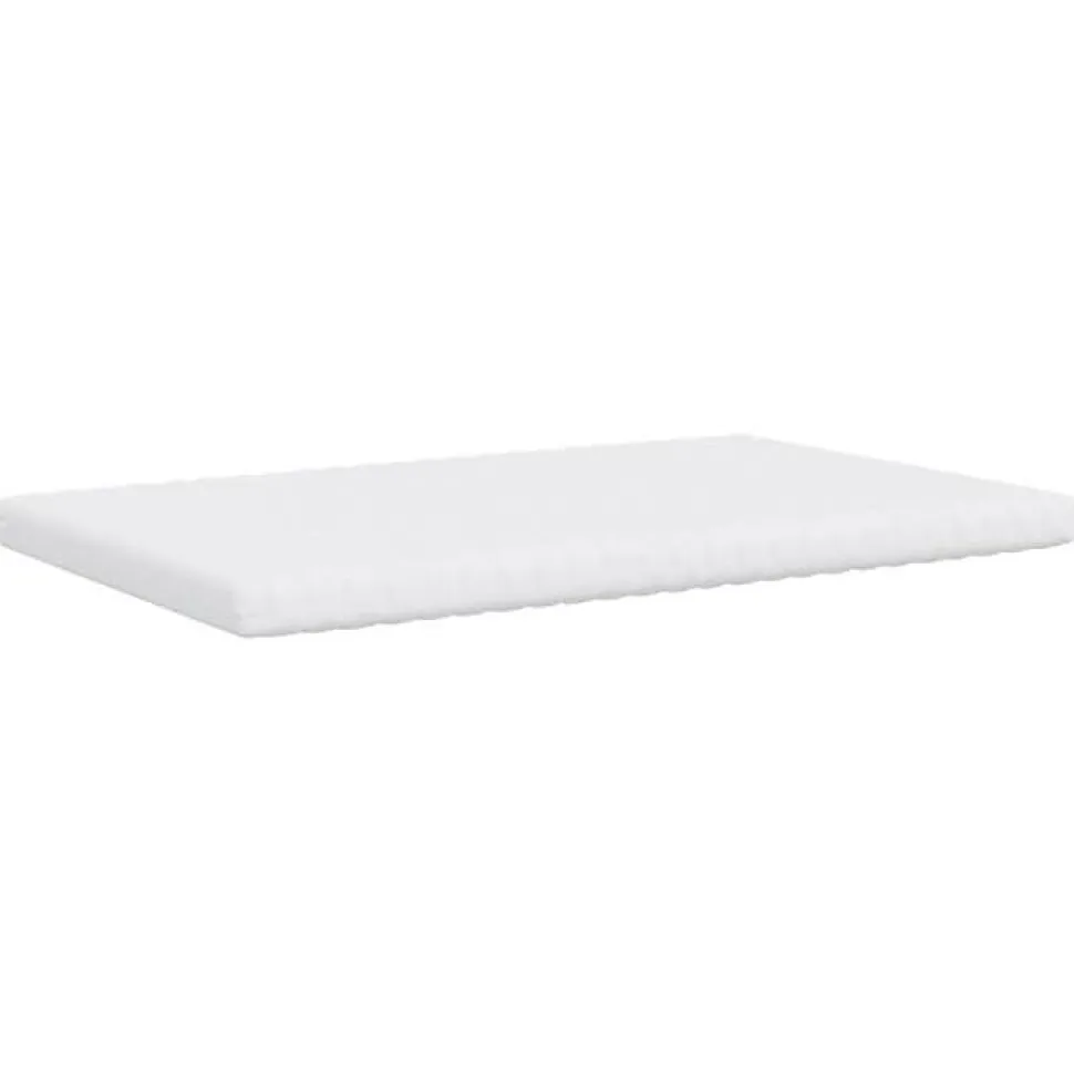 vidaXL Matelas en mousse blanc 140x200 cm 7 zones dureté 20 ILD,matelas de lit,matelas de lit de jour,matelas en mousse 356356