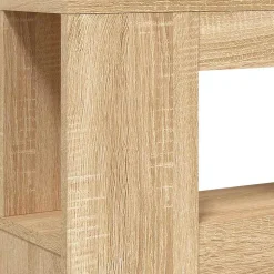 vidaXL Tête de Lit à LED, Accessoire de Lit, Tête de Cadre de Lit, Meuble de Chambre à Coucher, Chêne Sonoma 837367