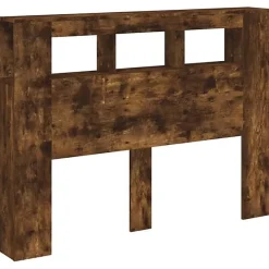 vidaXL Tête de Lit à LED, Tête de Cadre de Lit, Accessoire de Lit Double, Meuble de Chambre à Coucher Maison Intérieur, 837348