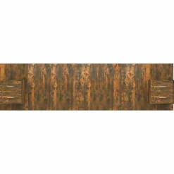 vidaXL Tête de lit avec armoires Chêne fumé Bois d'ingénierie 3115737