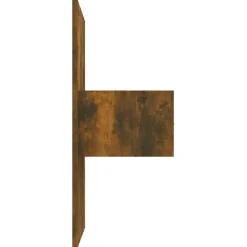 vidaXL Tête de lit avec armoires Chêne fumé Bois d'ingénierie 3115705