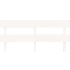 vidaXL Tête de lit Blanc 184x3x81 cm Bois massif de pin 819086