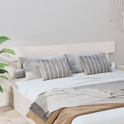 vidaXL Tête de lit Blanc 184x3x81 cm Bois massif de pin 819086