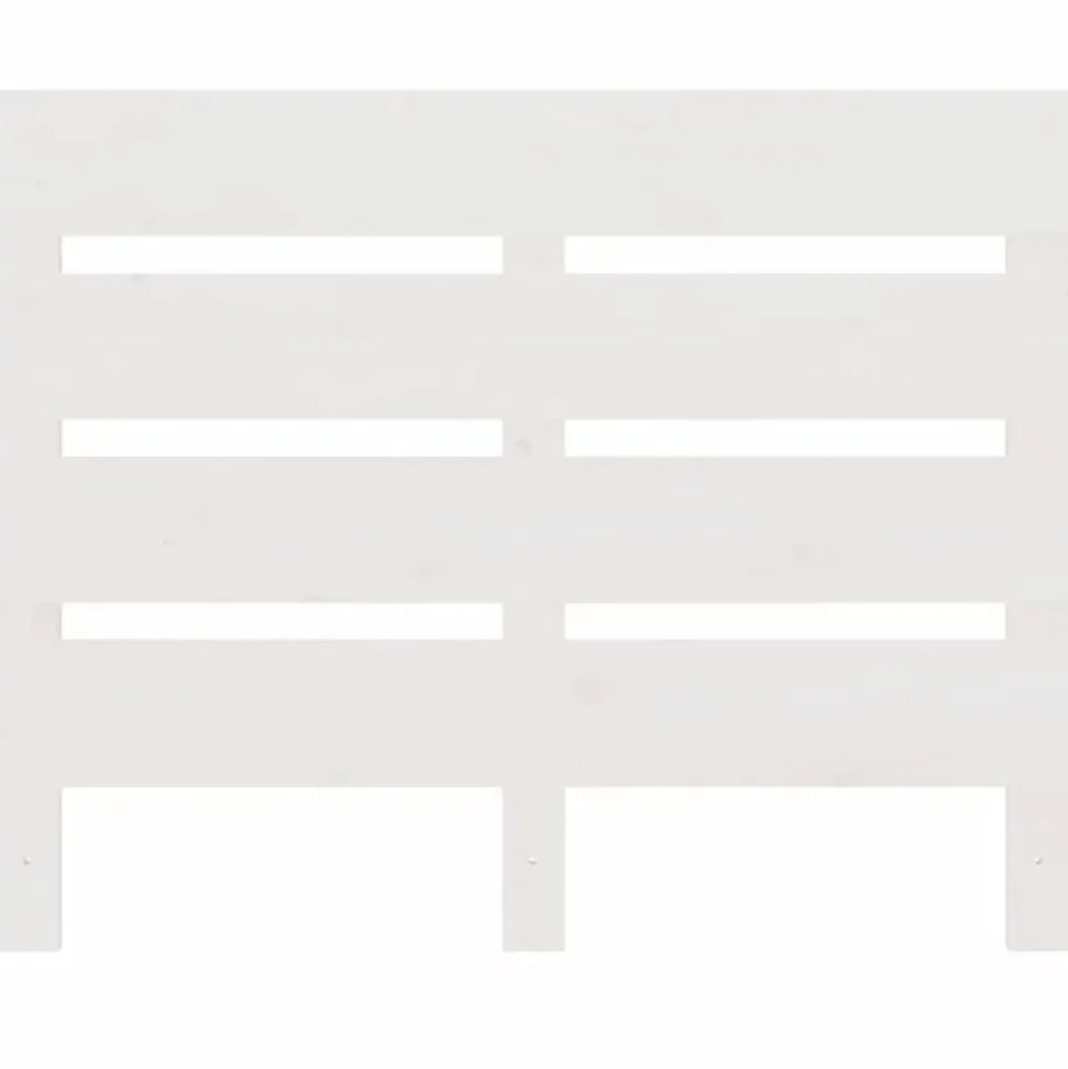 vidaXL Tête de lit Blanc 90x3x80 cm Bois massif de pin821328