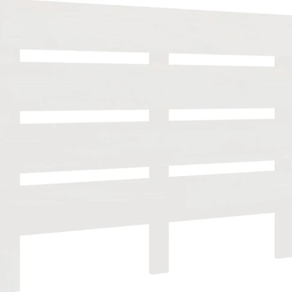 vidaXL Tête de lit Blanc 90x3x80 cm Bois massif de pin821328