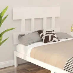 vidaXL Tête de lit Blanc 103,5x3x81 cm Bois massif de pin 819106