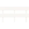 vidaXL Tête de lit Blanc 164x3x81 cm Bois massif de pin 819081