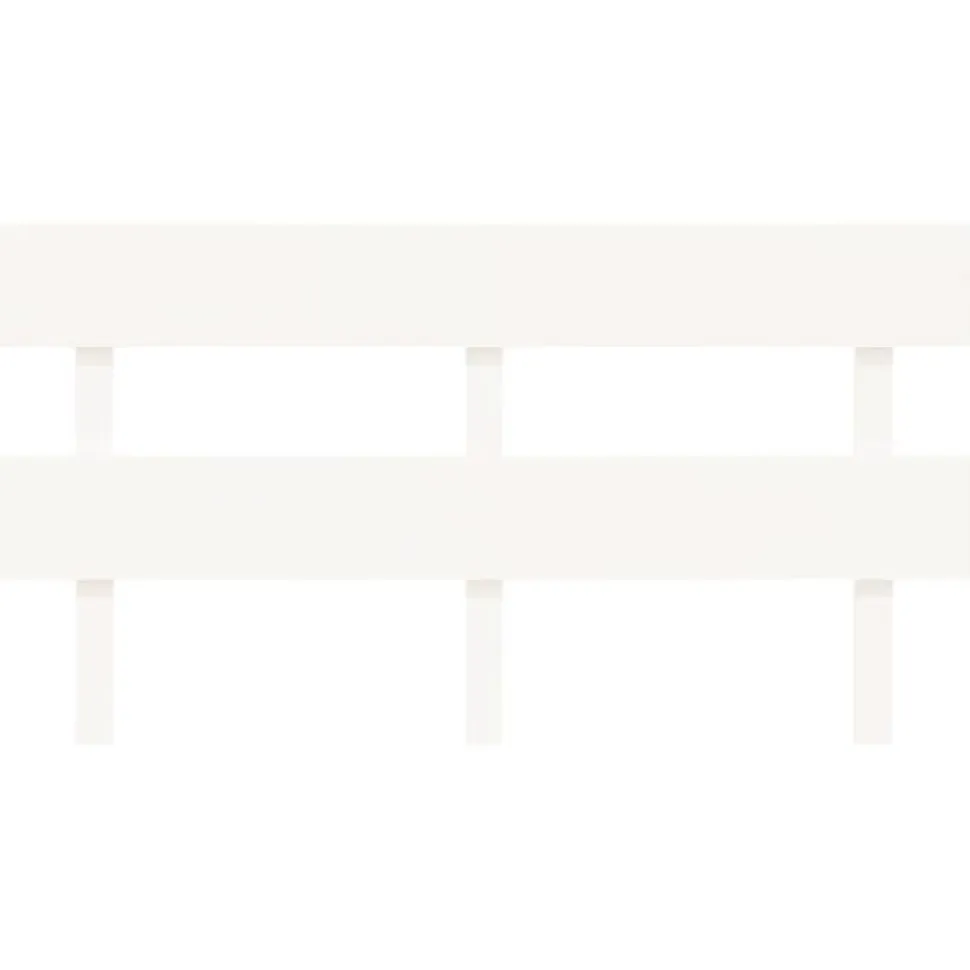 vidaXL Tête de lit Blanc 164x3x81 cm Bois massif de pin 819081
