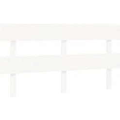 vidaXL Tête de lit Blanc 164x3x81 cm Bois massif de pin 819081