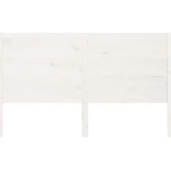 vidaXL Tête de lit Blanc 146x4x100 cm Bois massif de pin 818721